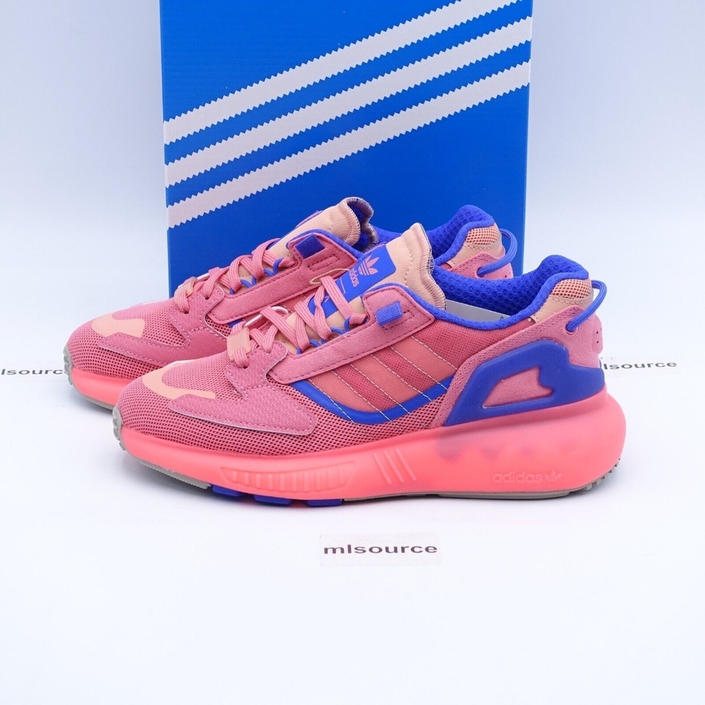 NEW adidas Originals ZX 5K Boost Sneakers GZ7876 Hazy Rose